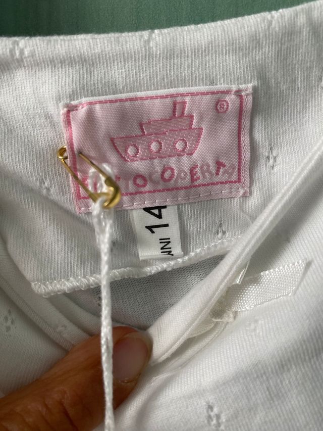 Pigiama bimba 14 anni - Sottocoperta bianco