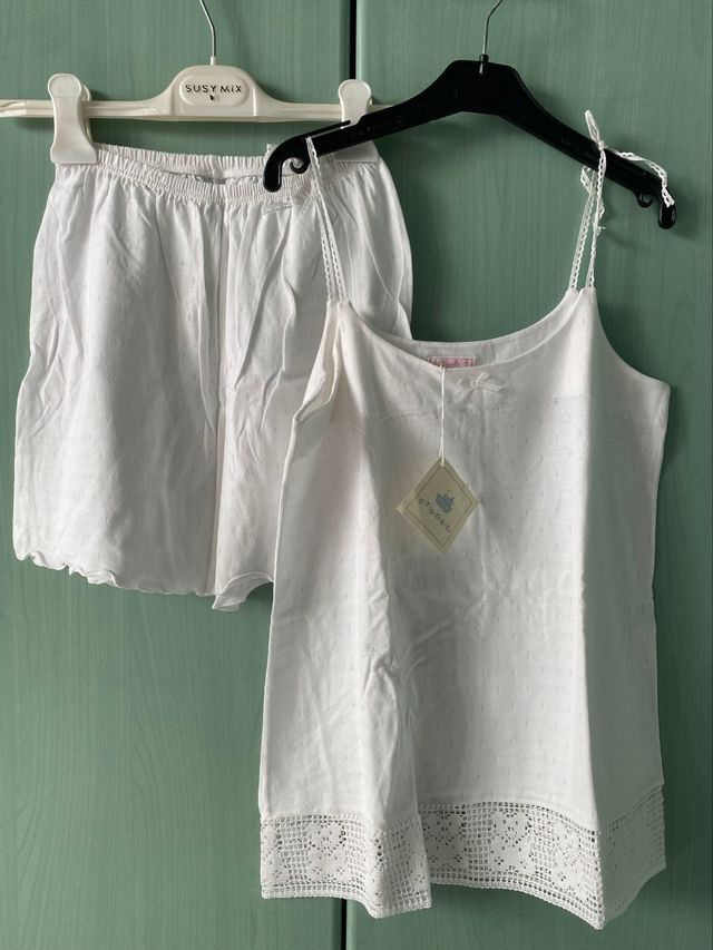 Pigiama bimba 14 anni - Sottocoperta bianco