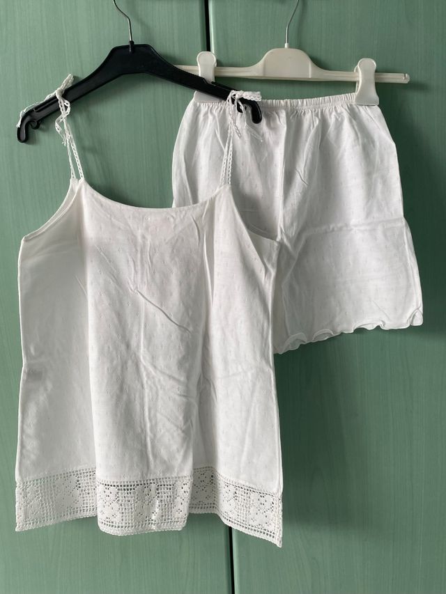 Pigiama bimba 14 anni - Sottocoperta bianco