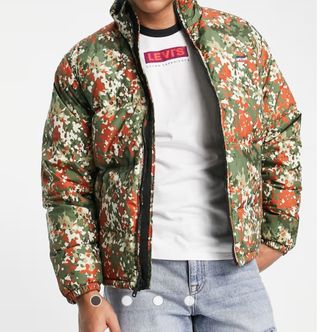Chaqueta Levis acolchada multicolor