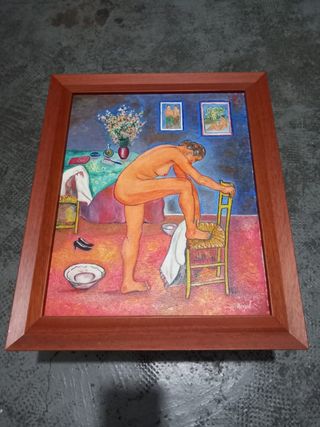 Óleo Ángel Párraga: Figura femenina