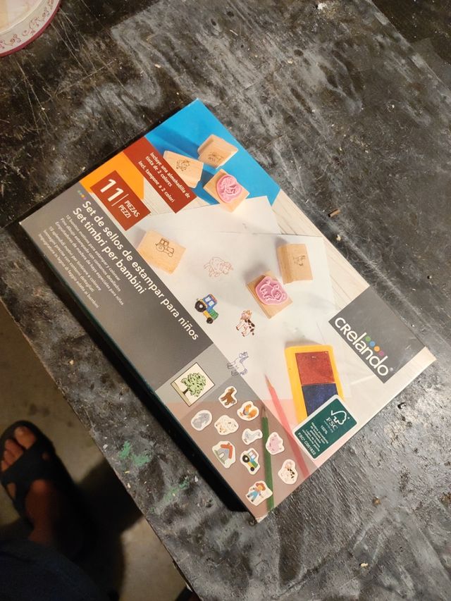 Sellos estampar niños - 9 piezas