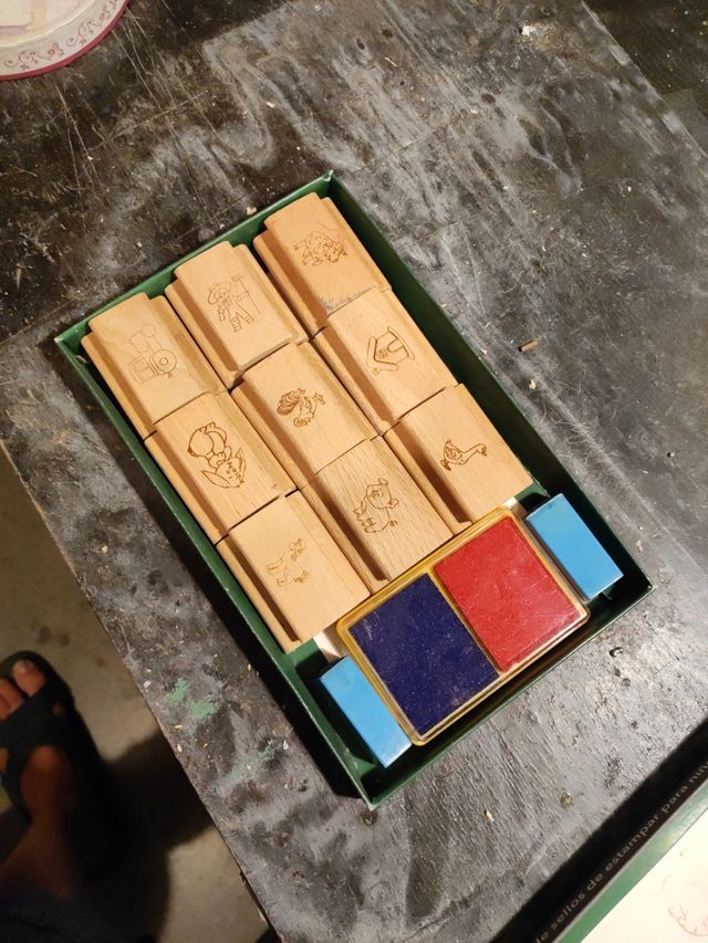 Sellos estampar niños - 9 piezas