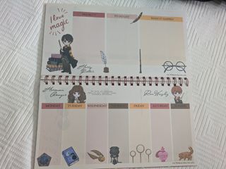 Planificador semanal Harry Potter
