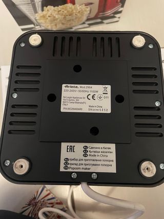 Ariete Popcorn Popper - Macchina Popcorn