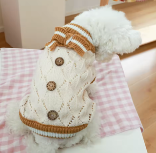 Maglione cane lavorato a maglia