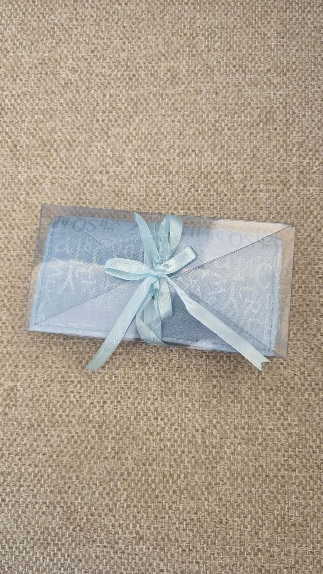 Joyero azul enrollable