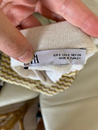 Falda midi Zara -  Estampado Missoni
