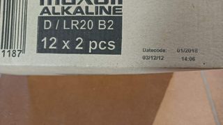 Pilas Alcalinas Maxell D - 2 unidades