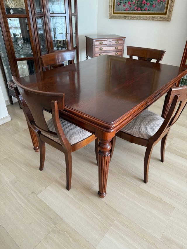 Mesa comedor con 6 sillas