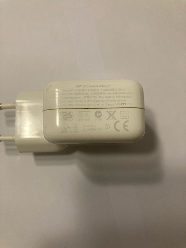 Cargador Apple 10w - Adaptador
