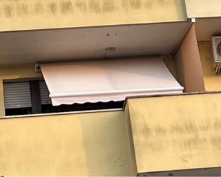 Tenda sole beige - Braccio estensibile