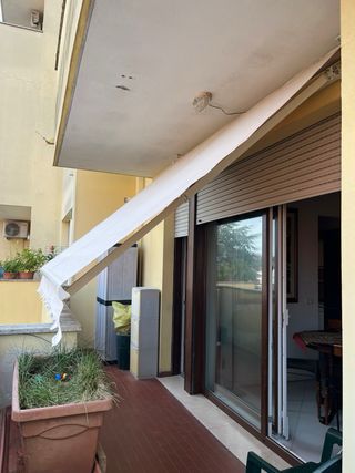 Tenda sole beige - Braccio estensibile