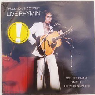LP Paul Simon - Live Rhymin'
