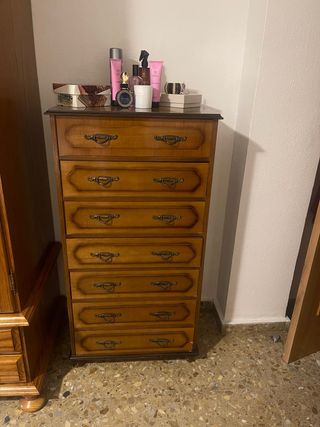 Cómoda madera 8 cajones