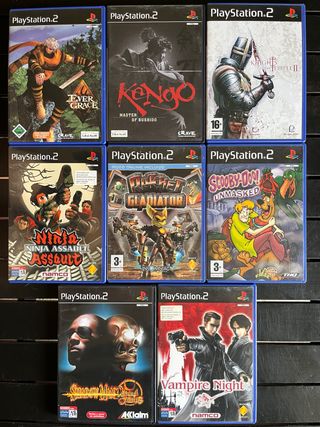 Juegos PS2 18€/unidad