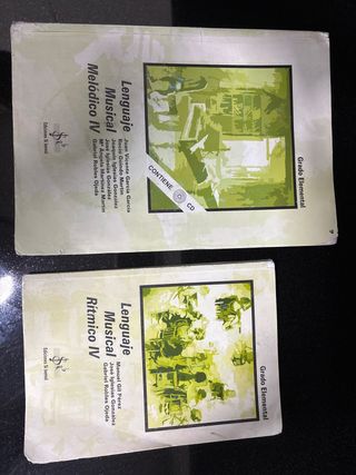 libros de lenguaje musical melódico IV