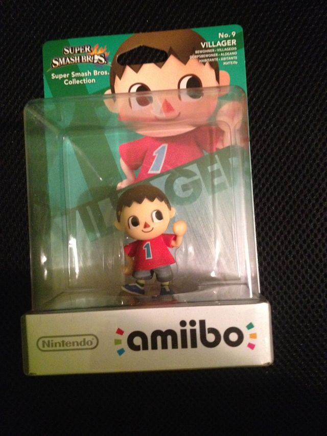NUOVO Amiibo Villager Super Smash Bros