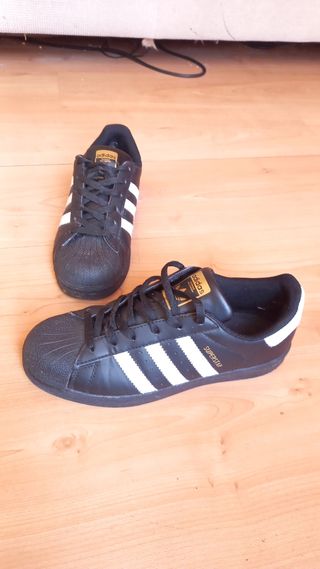 Zapatillas Adidas Superstar Negras