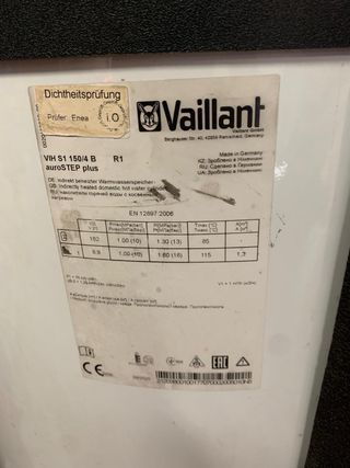 conjunto solar Vaillant VIH 150/4