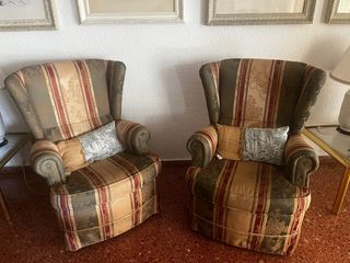 Sillones vintage (2) - beige y verde