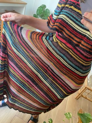 Vestido Zara multicolor rayas