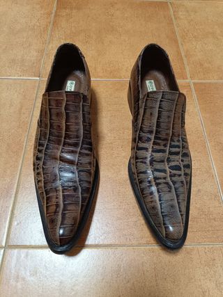 Zapatos Piel Marrón - Hombre