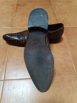 Zapatos Piel Marrón - Hombre
