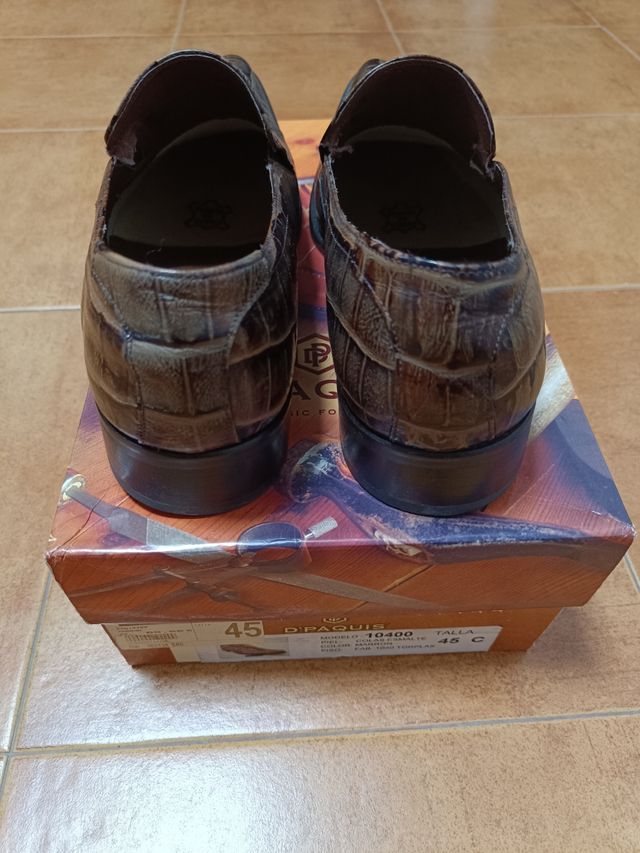 Zapatos Piel Marrón - Hombre