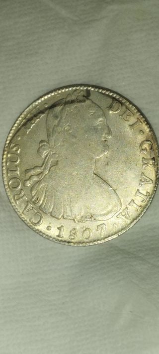 Moneda  Carlos IV 1807