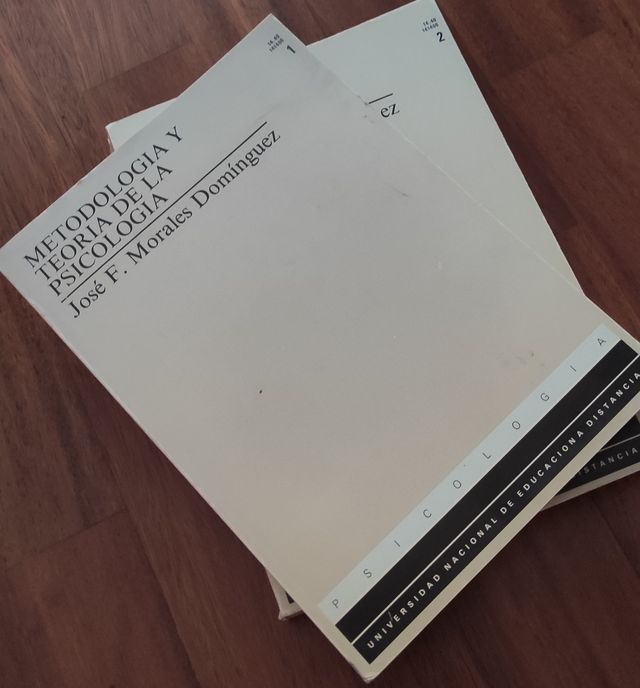 Metodologia Y Teoria De La Psicologia Vol 1 Y 2