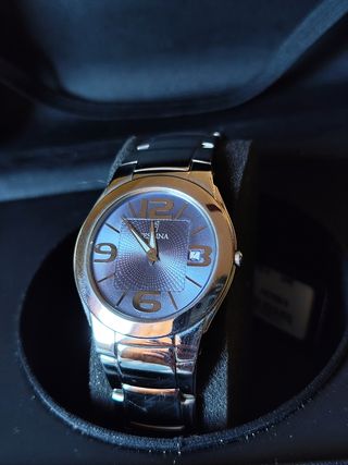 Reloj Festina azul y plateado nuevo con caja