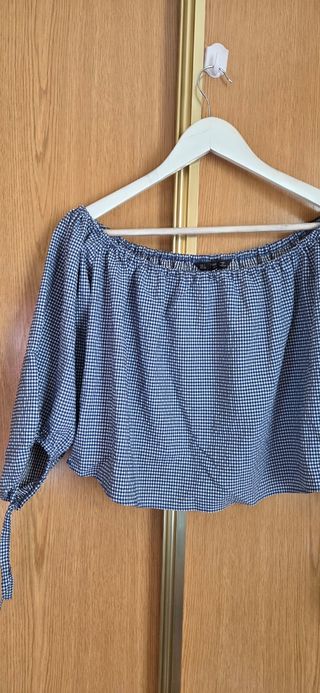 Blusa Zara L - Azul