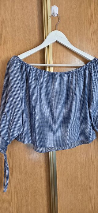 Blusa Zara L - Azul