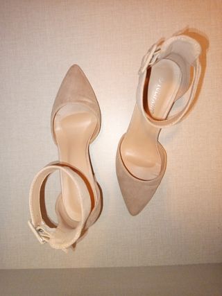 Tacones rosa empolvado- ceremonia