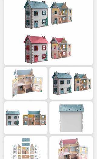 Casita muñecas infantil - Juguettos