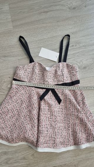 Top Zara rosa - Talla M