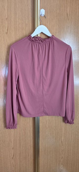 Blusa Zara rosa talla S