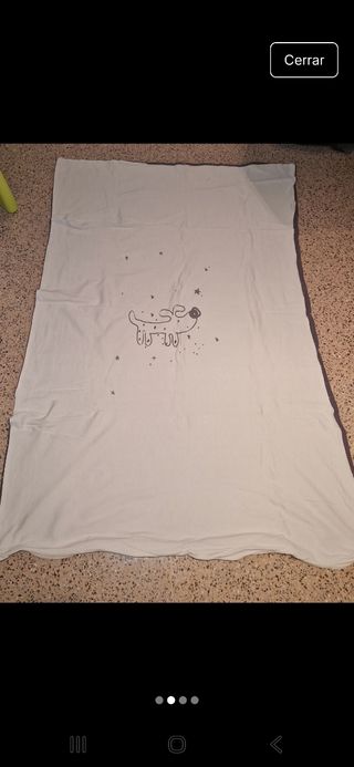 Ropa cuna bebé - estrellas grises