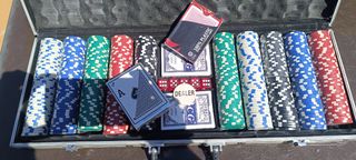 Maletín Póker: estuche cartas