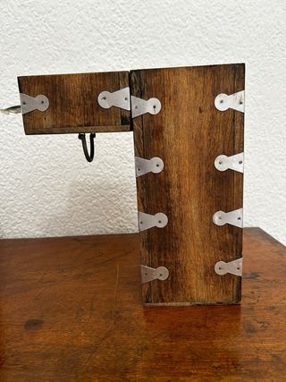 Botellero madera vintage