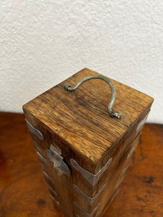 Botellero madera vintage