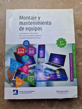 4 Libros de Grado medio informática: redes, SGBD..