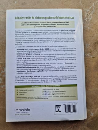 4 Libros de Grado medio informática: redes, SGBD..