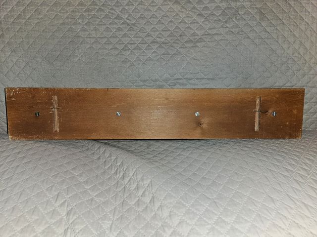 Perchero de madera - 4 ganchos