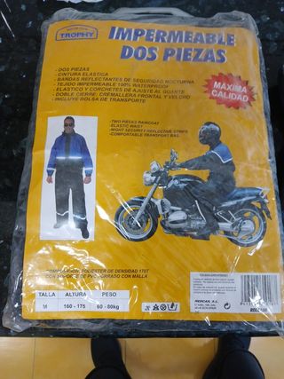 Chubasquero Moto Y Guantes
