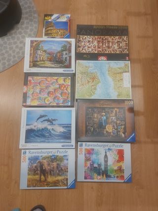 Puzzles 300-1000 piezas