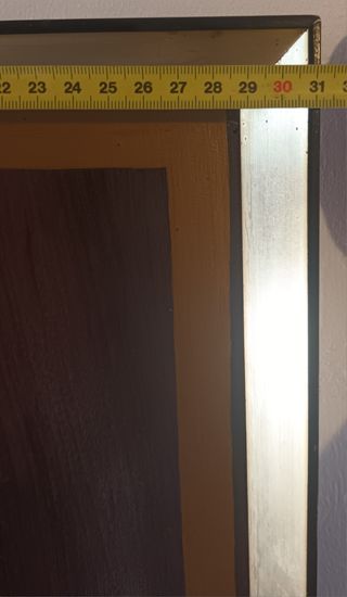 Pintura madera con autor Palentino de 1963