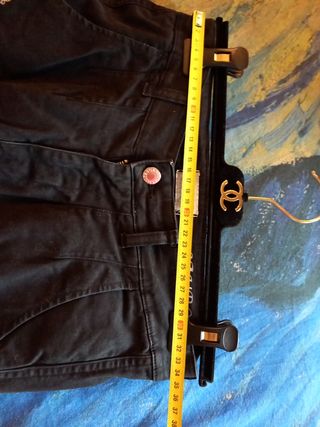 Pantaloni cargo neri tg XS