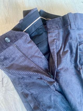 Pantalón pana gris - Estilo